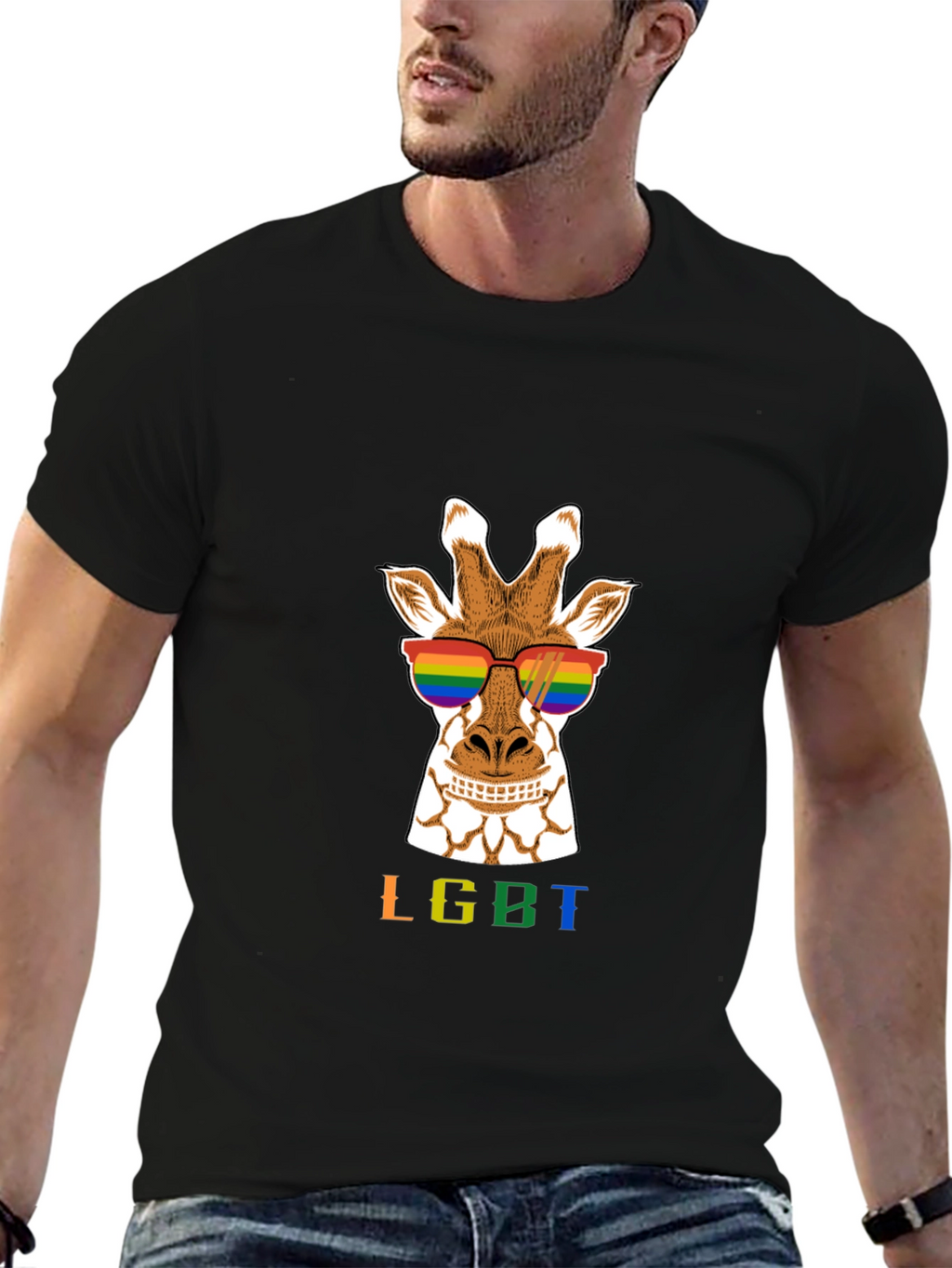 LGBT Giraffe Tee - Pride Fashion