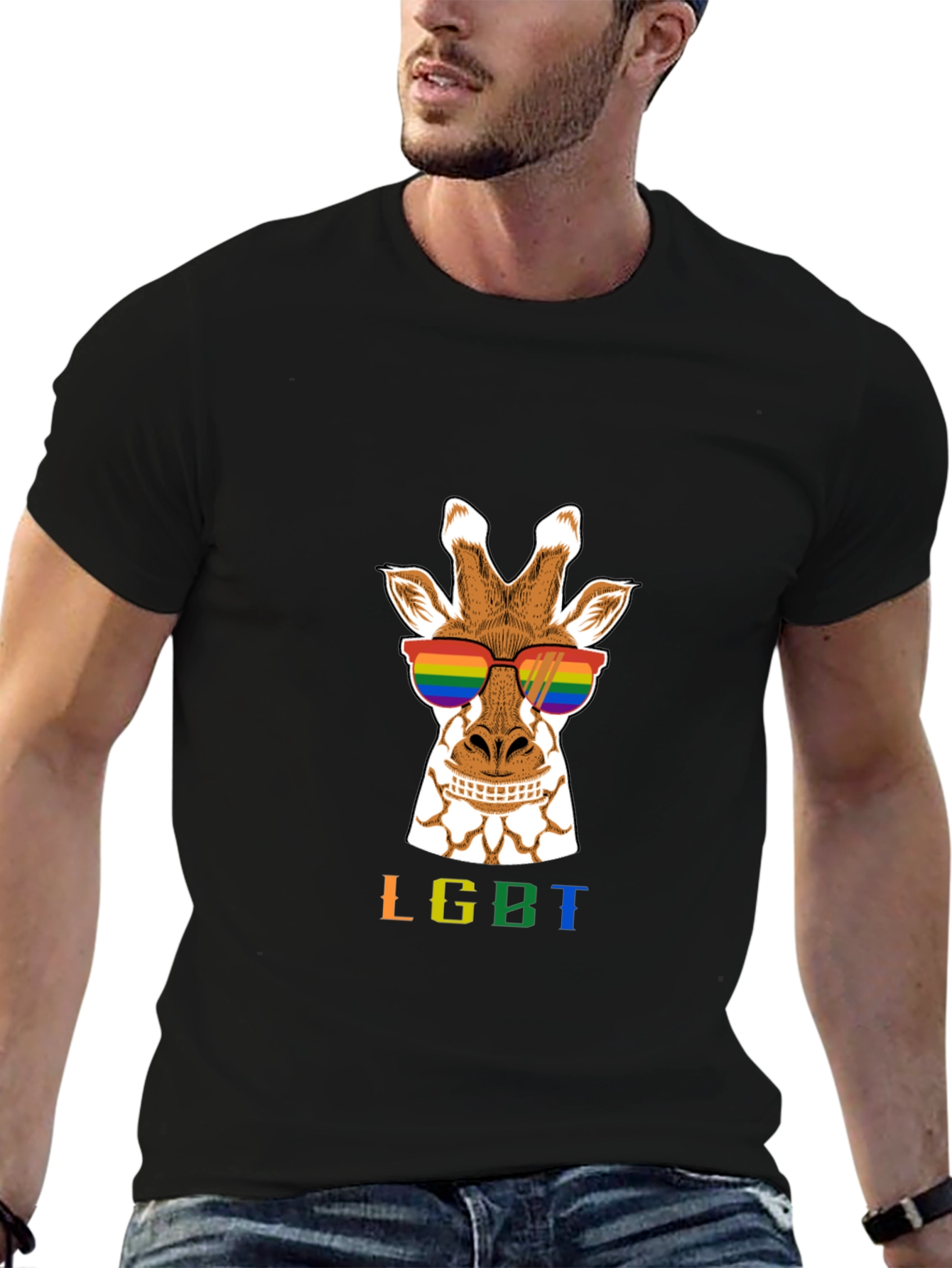 LGBT Giraffe Tee - Pride Fashion