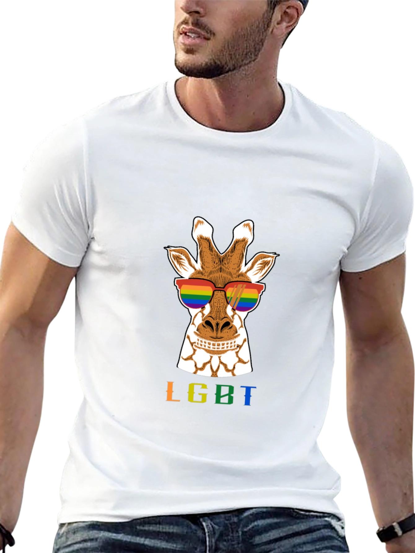 LGBT Giraffe Tee - Pride Fashion