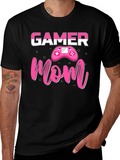 Gamer Mom Graphic T-Shirt - Stylish Gaming Apparel
