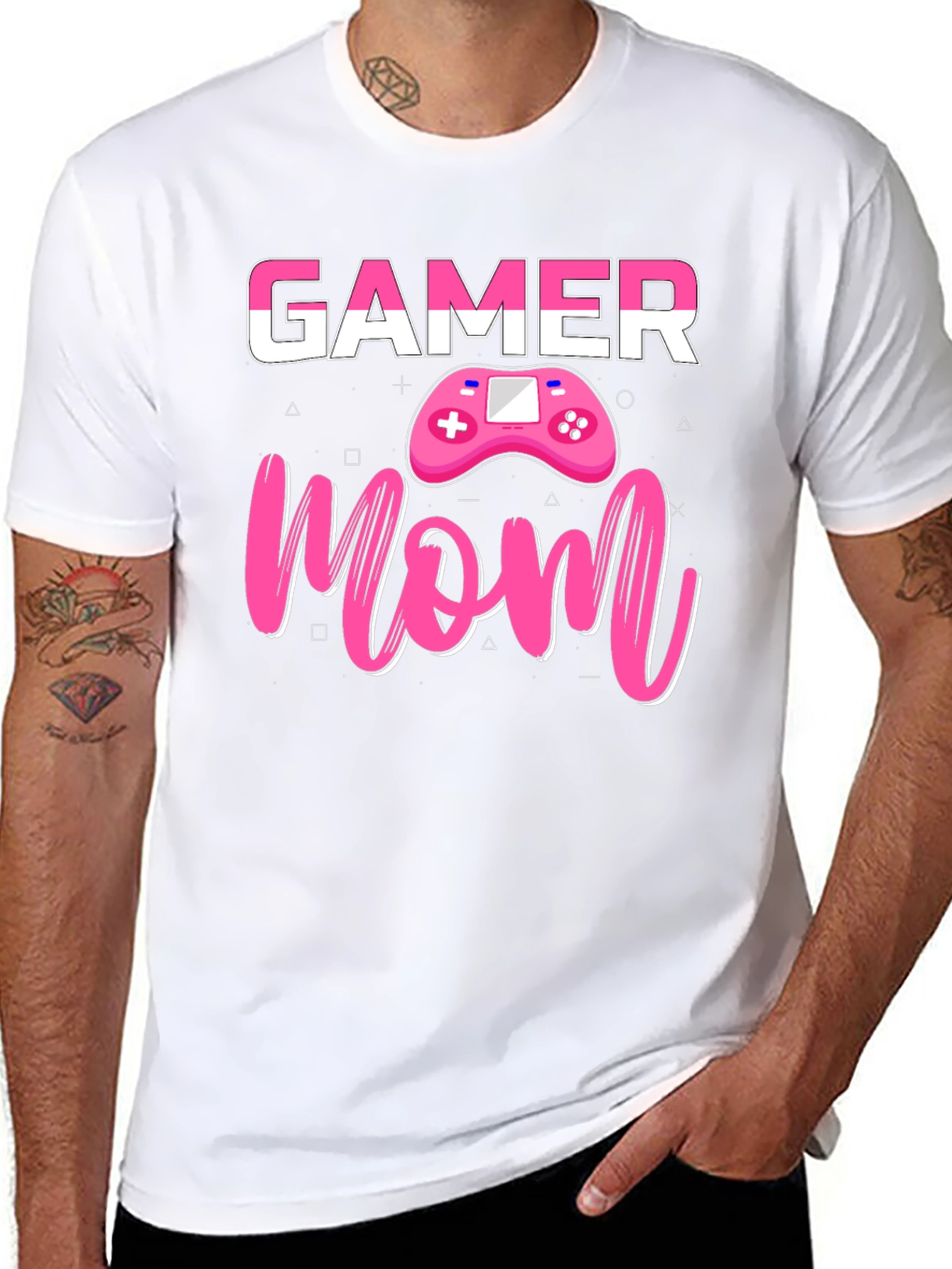 Gamer Mom Graphic T-Shirt - Stylish Gaming Apparel