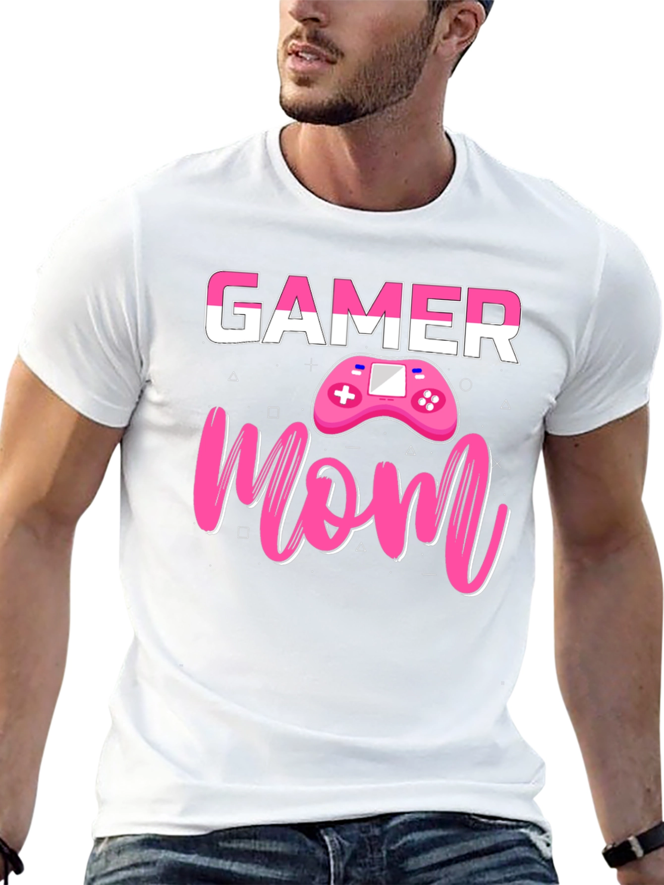 Gamer Mom Graphic T-Shirt - Stylish Gaming Apparel