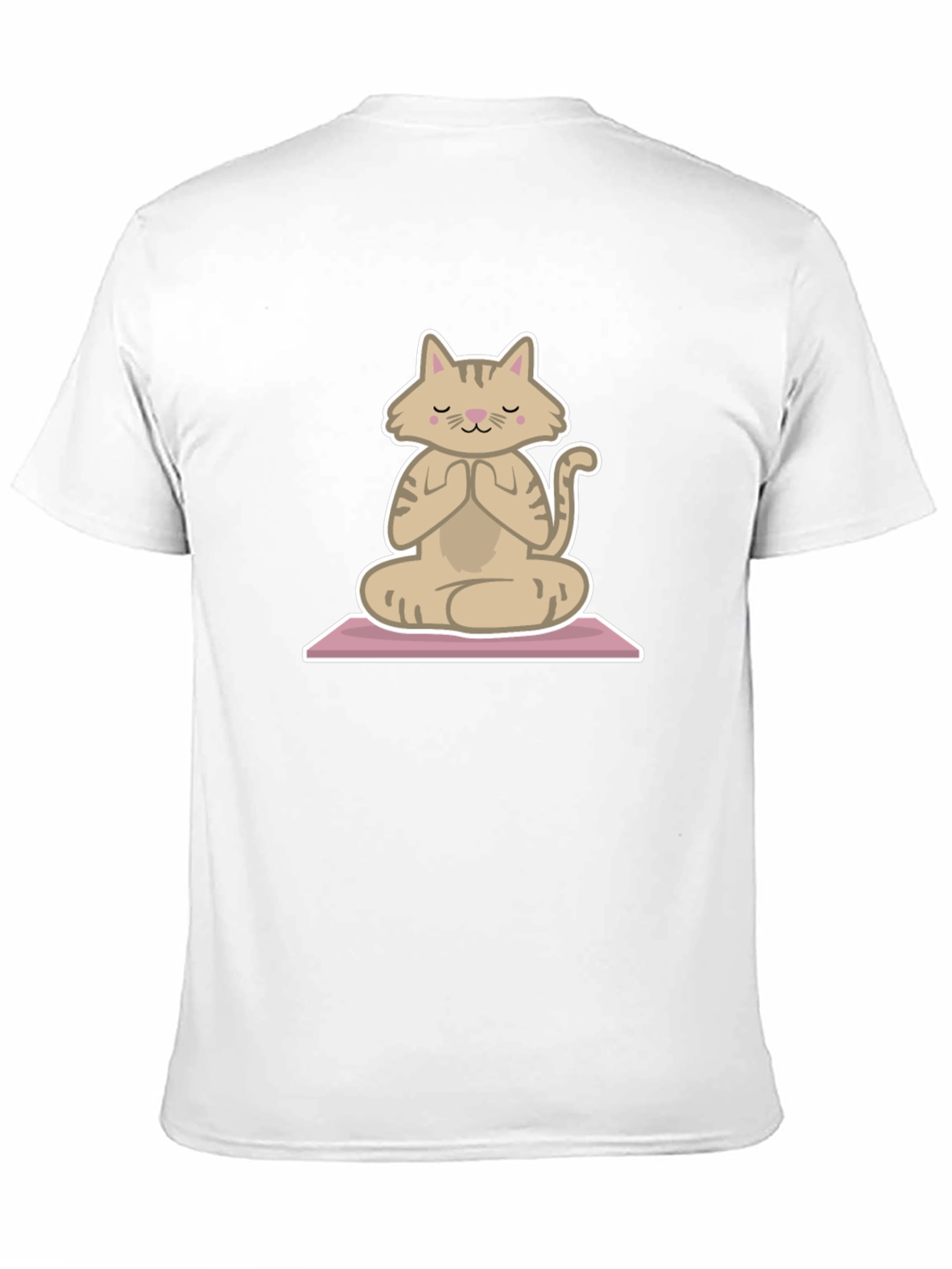 Zen Cat T-Shirt - Meditating Feline Tee