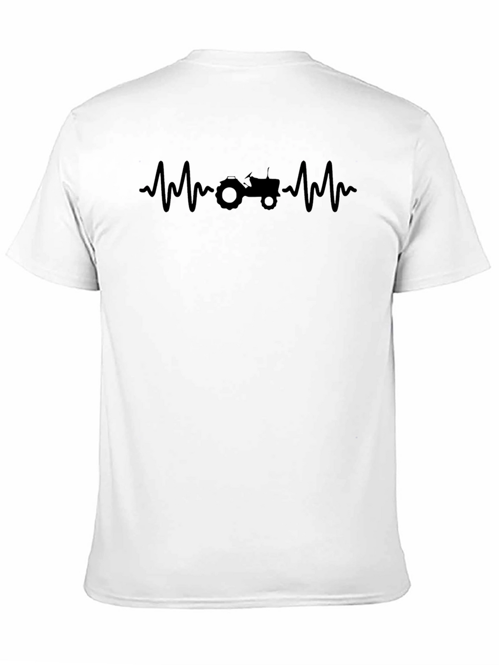 Tractor Heartbeat Graphic Tee - Black