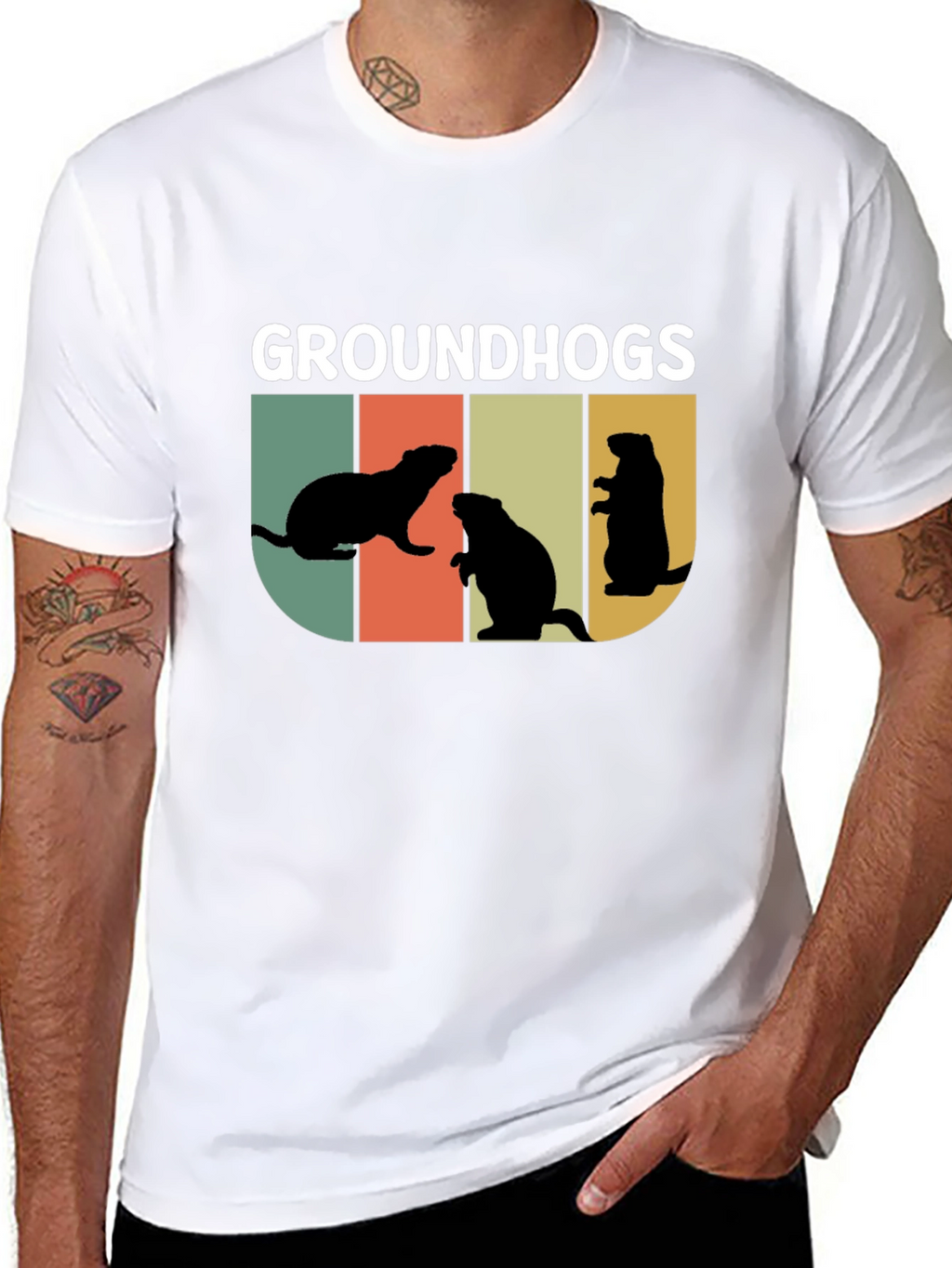 Groundhogs T-Shirt - Retro Style