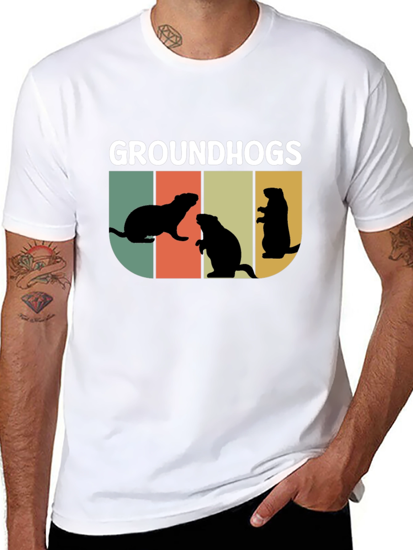 Groundhogs T-Shirt - Retro Style
