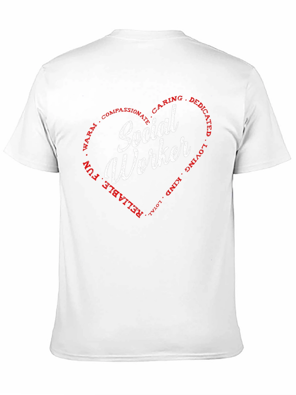 Social Worker Heart Graphic T-Shirt