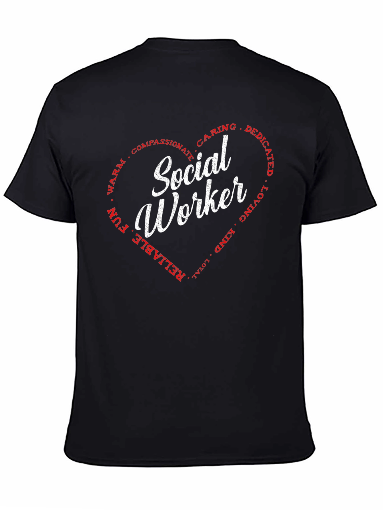 Social Worker Heart Graphic T-Shirt