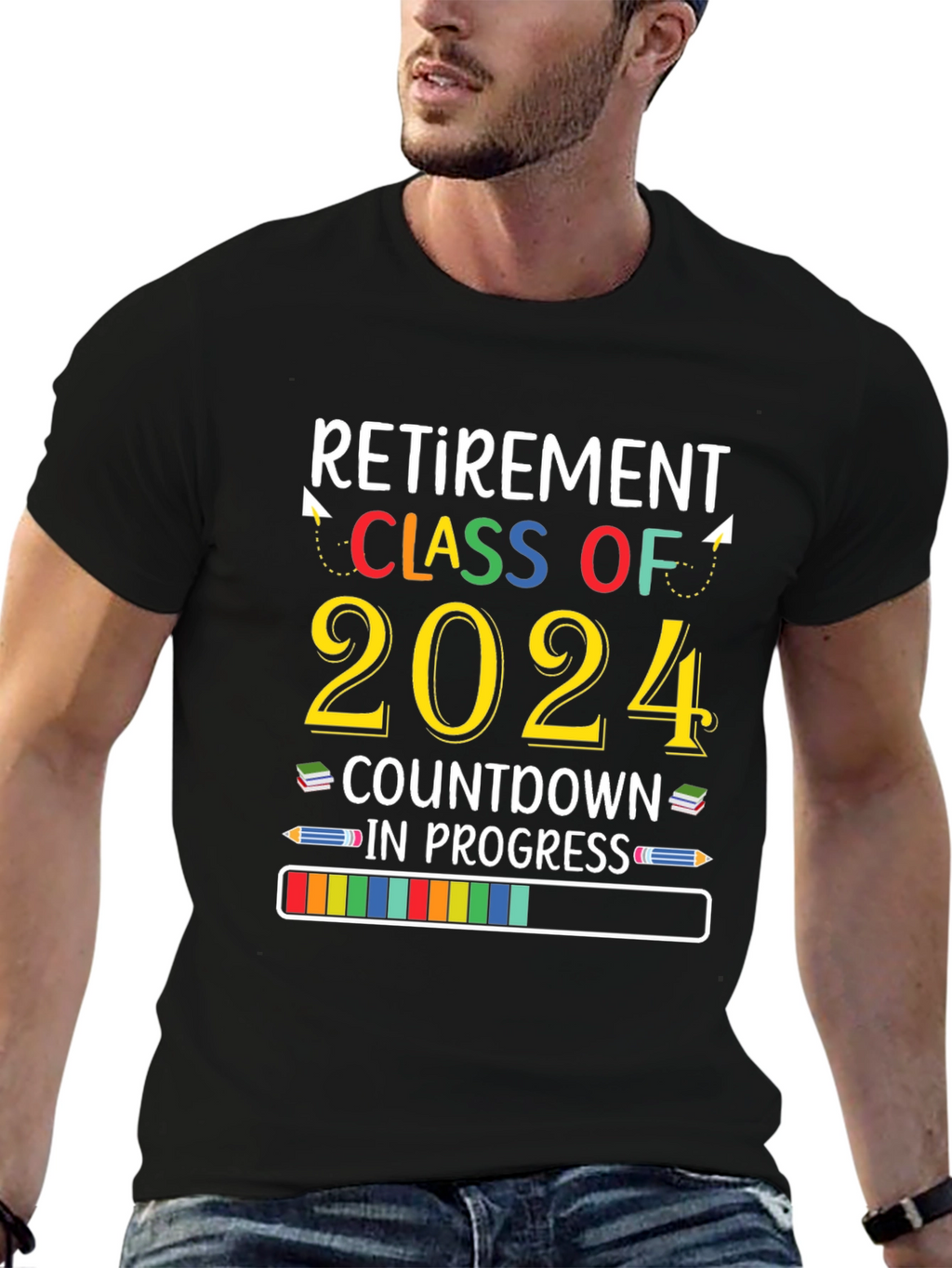 Retirement Class of 2024 Countdown T-Shirt