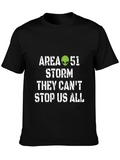 Area 51 Storm T-Shirt Alien Graphic Tee