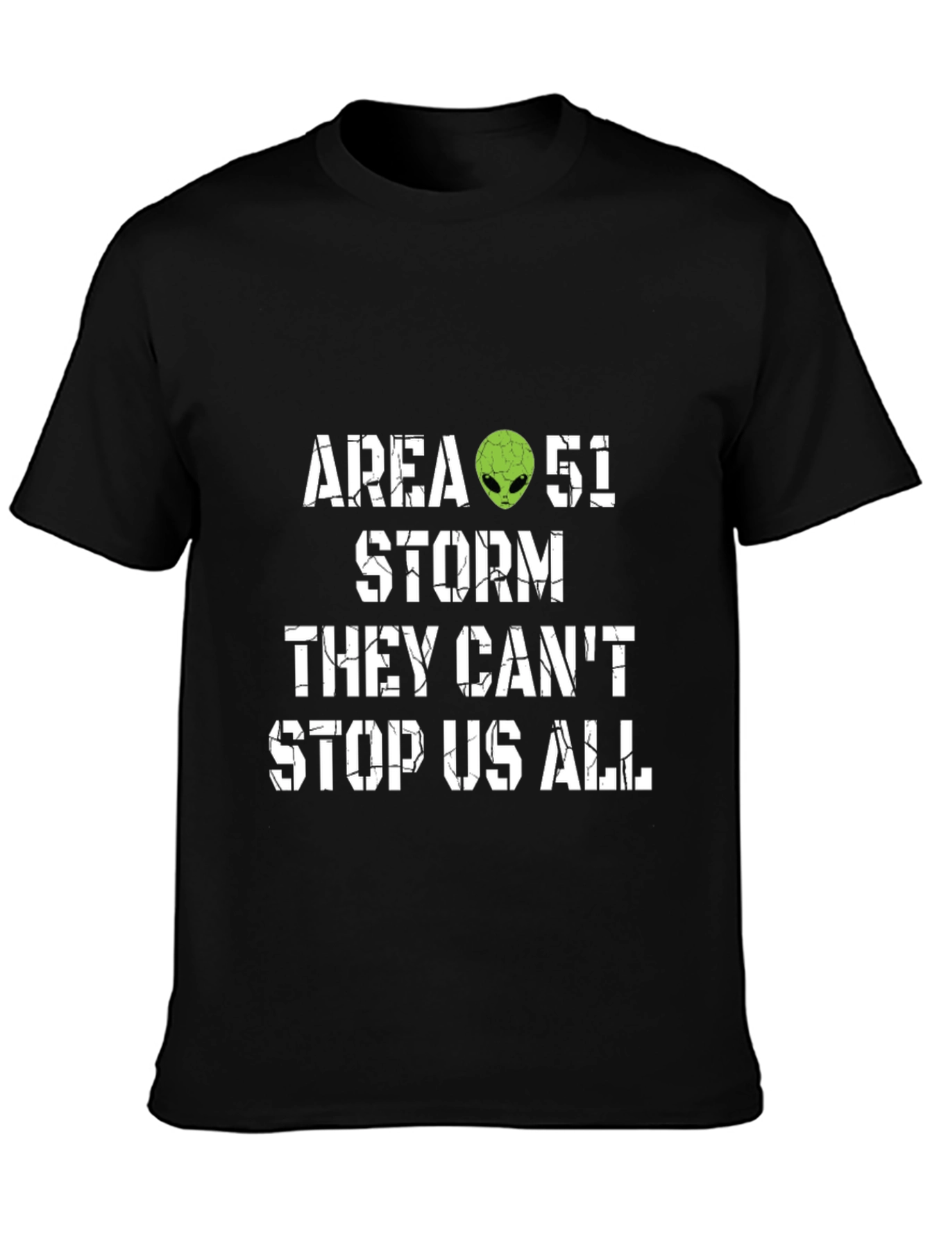 Area 51 Storm T-Shirt Alien Graphic Tee