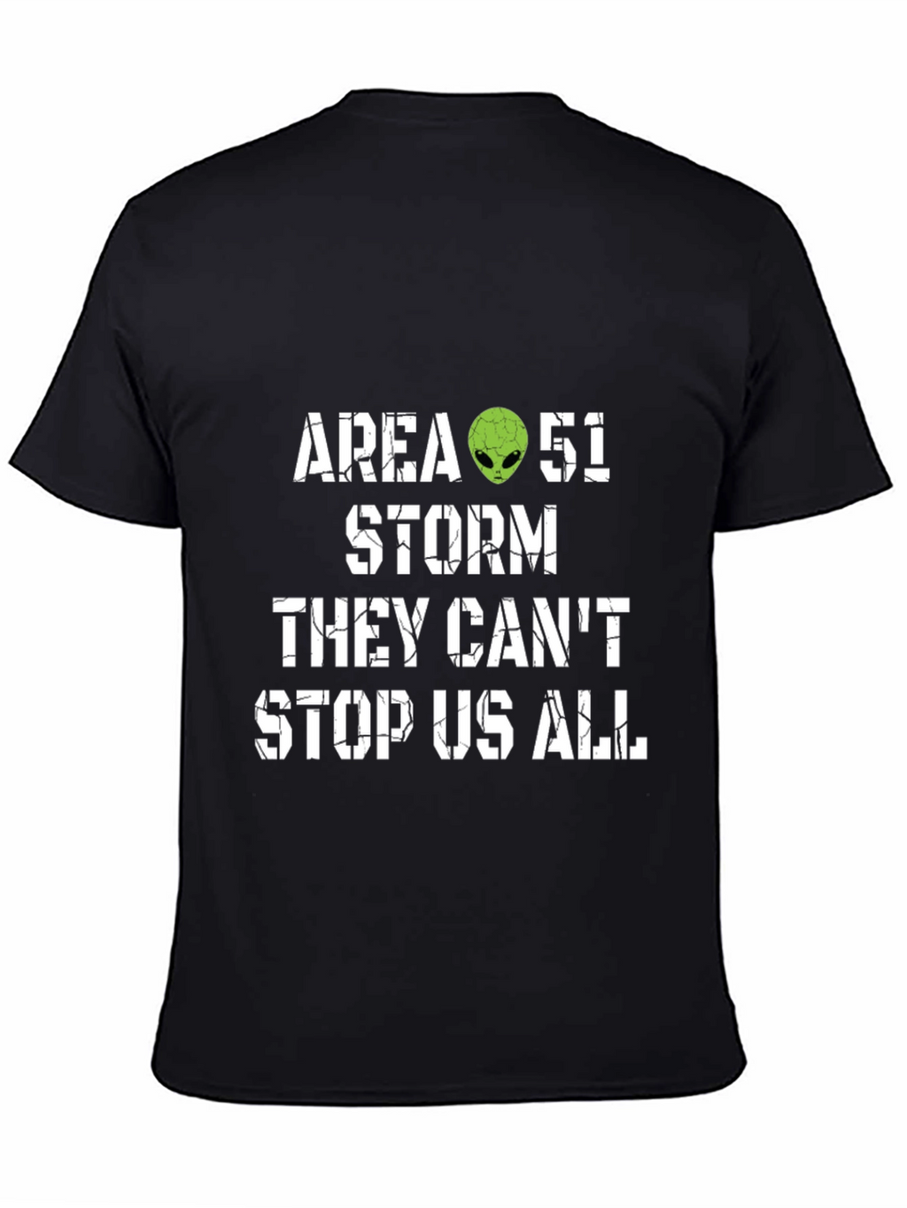 Area 51 Storm T-Shirt Alien Graphic Tee