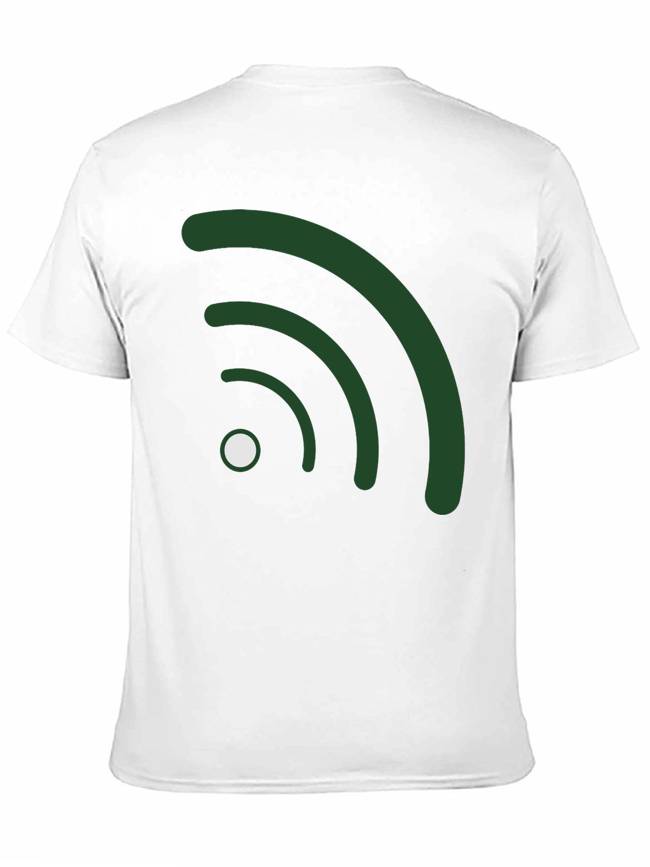 Wifi Symbol Black T-Shirt
