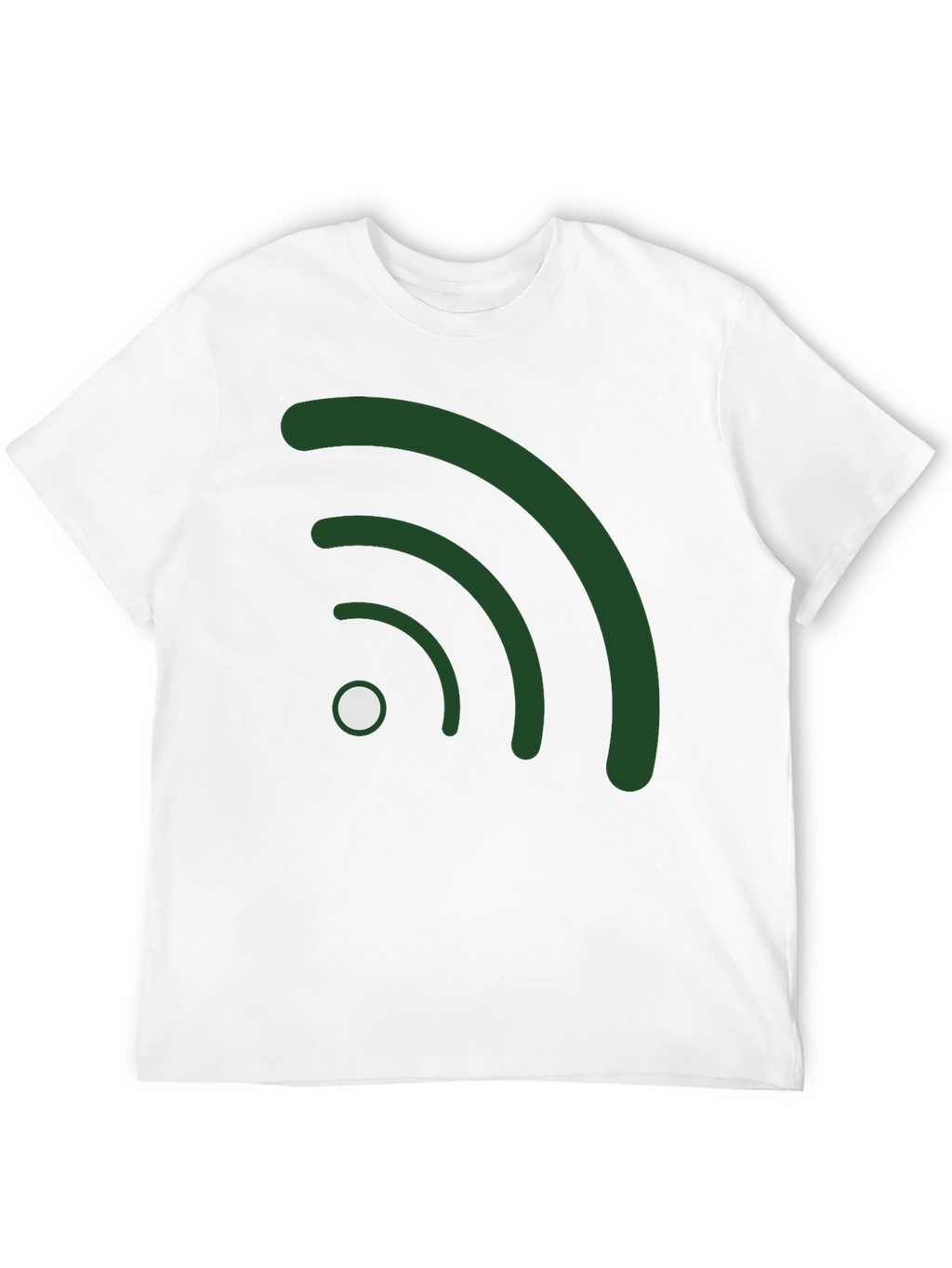 Wifi Symbol Black T-Shirt