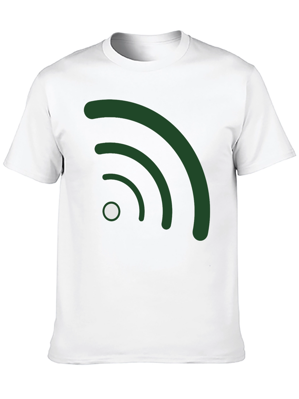 Wifi Symbol Black T-Shirt