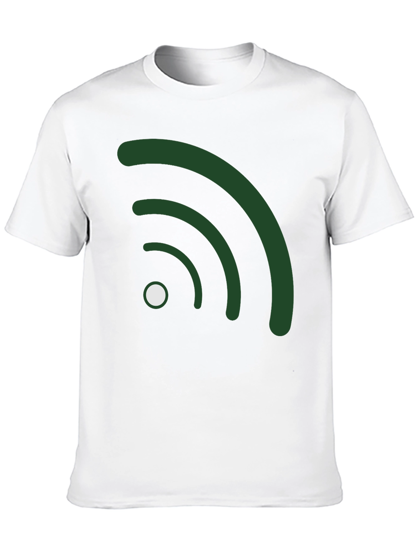 Wifi Symbol Black T-Shirt