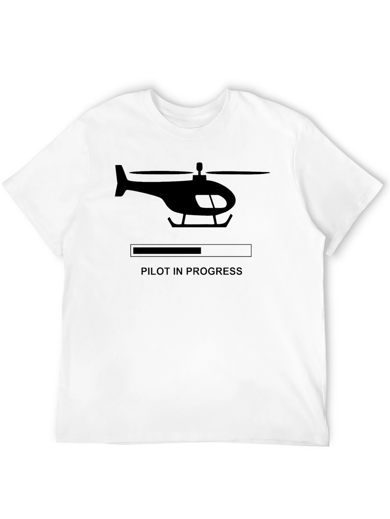 Pilot In Progress Helicopter T-Shirt