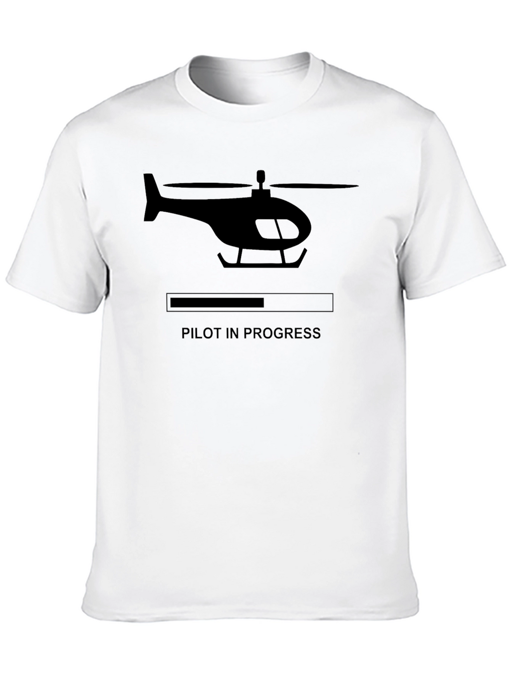 Pilot In Progress Helicopter T-Shirt