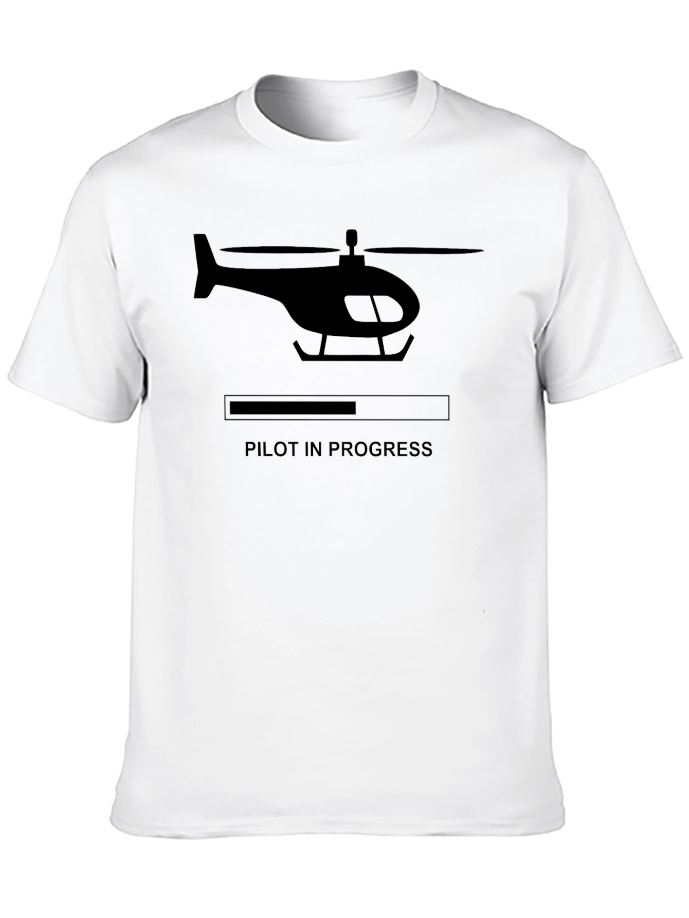 Pilot In Progress Helicopter T-Shirt