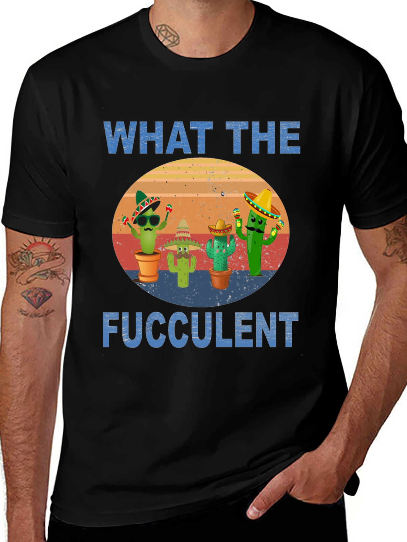 What The Fucculent Cactus T-Shirt