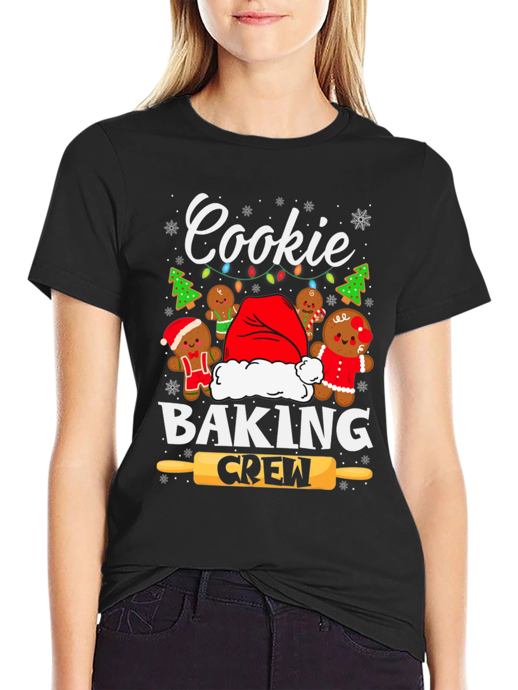 Cookie Baking Crew Holiday T-Shirt