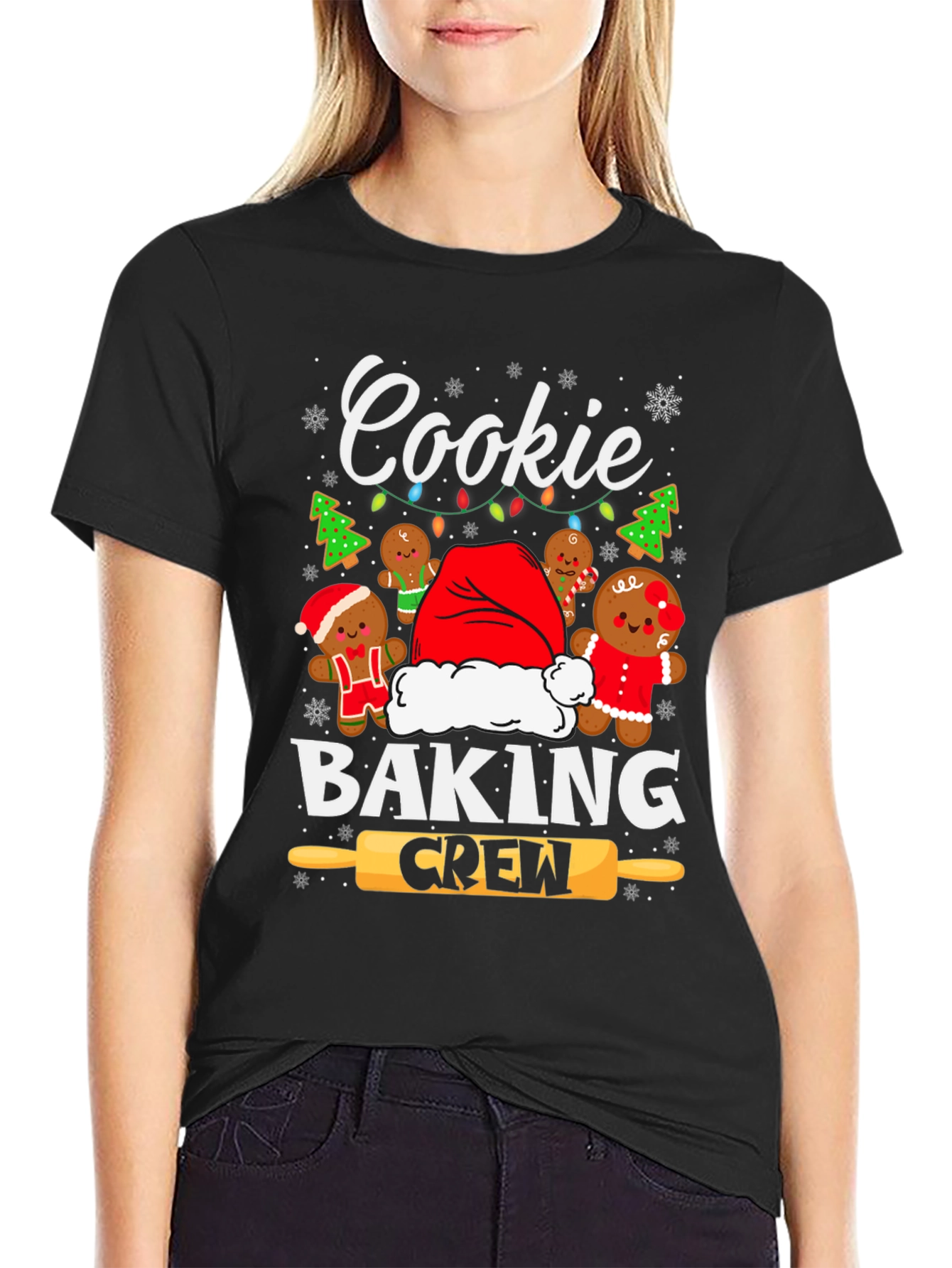 Cookie Baking Crew Holiday T-Shirt