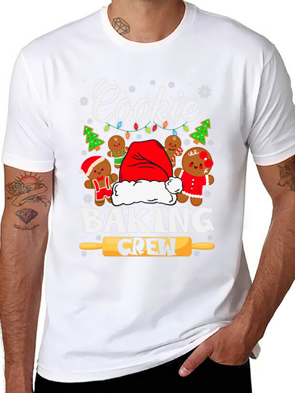 Cookie Baking Crew Holiday T-Shirt