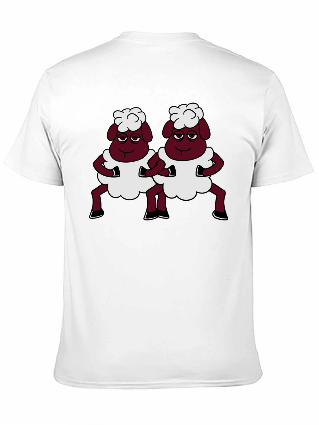 Funny Sheep T-Shirt - Unique Cartoon Design