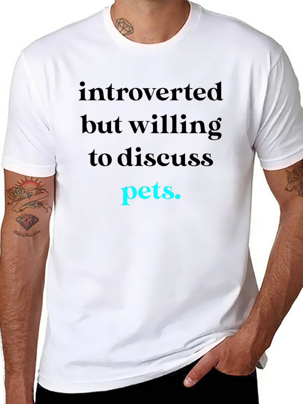 Introverted Pets Graphic Tee