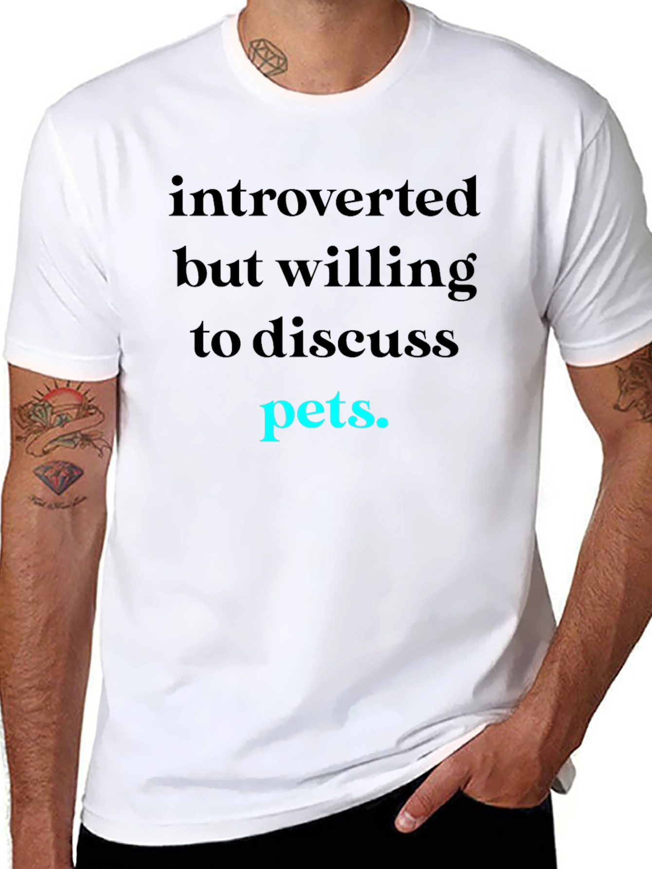 Introverted Pets Graphic Tee