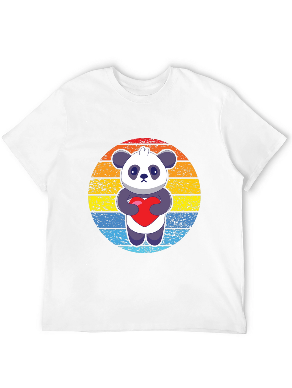 Panda Love Graphic Tee - Mens Black T-Shirt