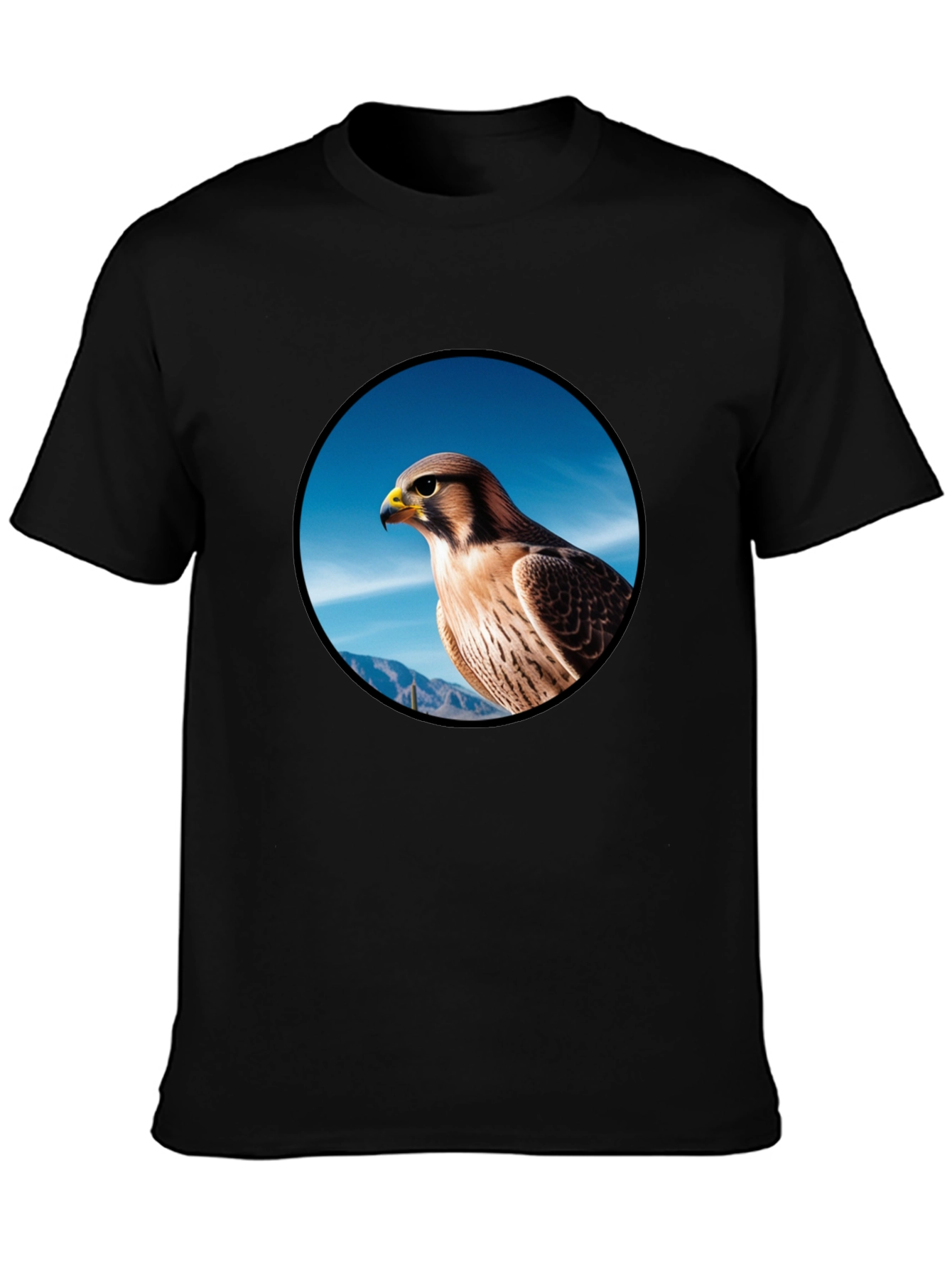 Falcon Graphic Tee - Mens Black T-Shirt