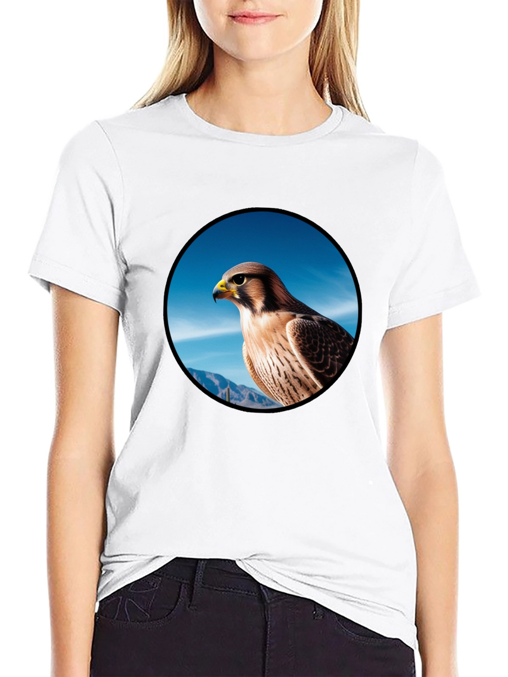 Falcon Graphic Tee - Mens Black T-Shirt