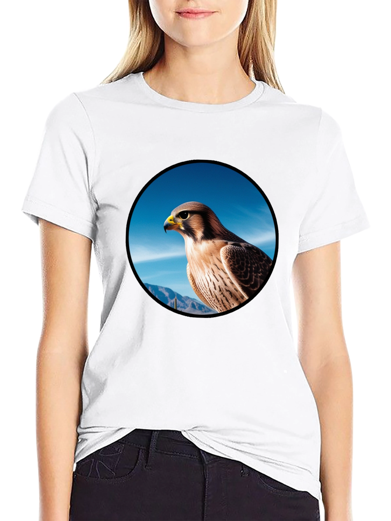 Falcon Graphic Tee - Mens Black T-Shirt