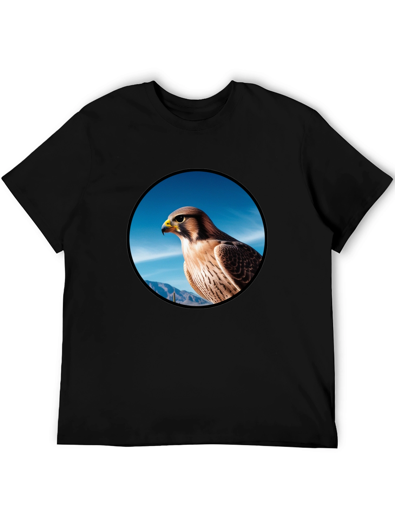 Falcon Graphic Tee - Mens Black T-Shirt