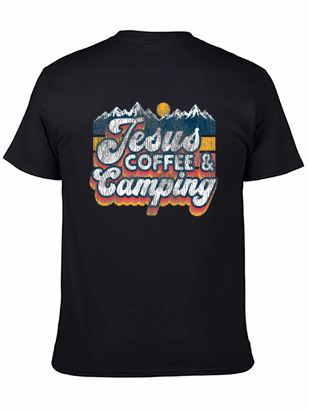 Jesus Coffee & Camping Graphic Tee