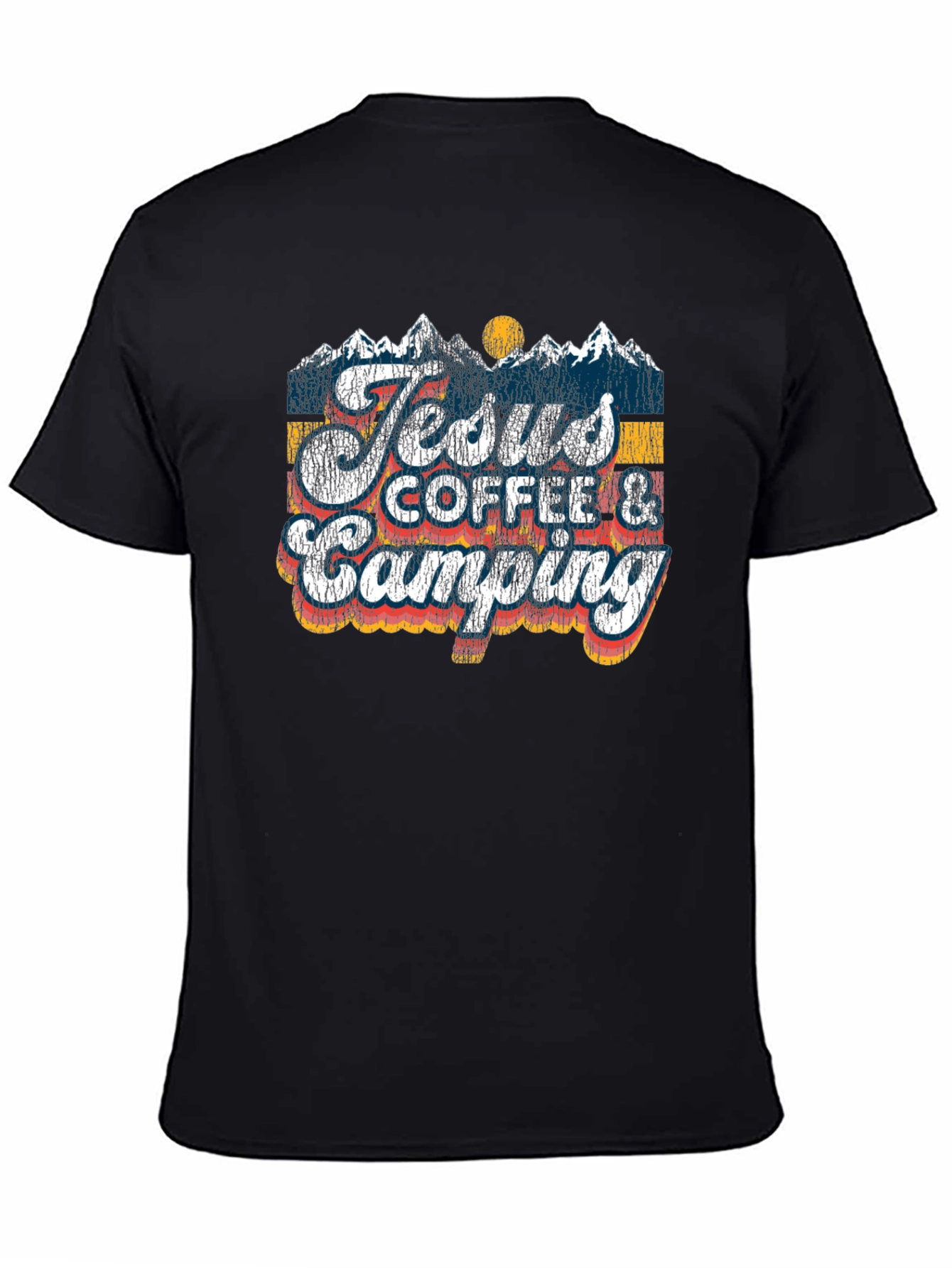 Jesus Coffee & Camping Graphic Tee