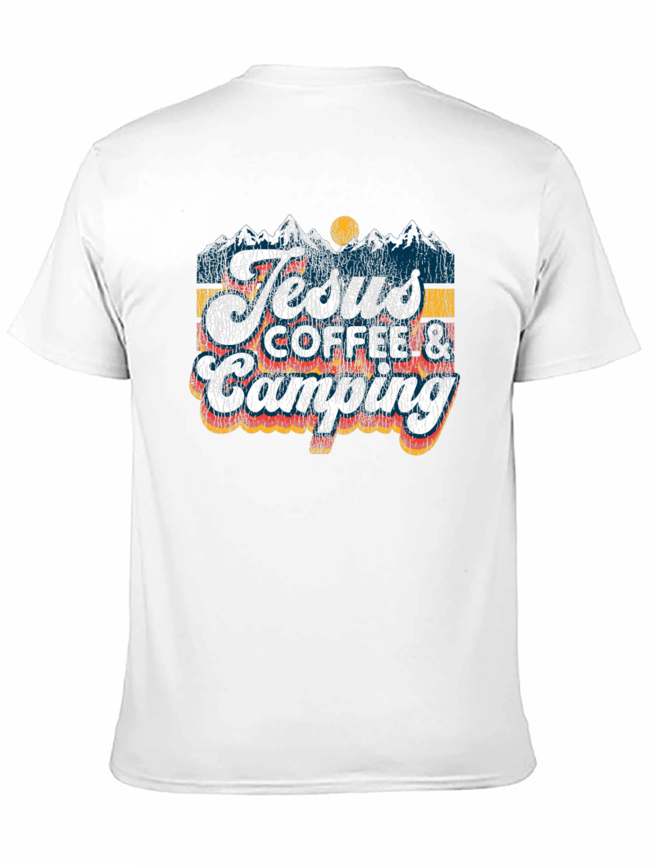 Jesus Coffee & Camping Graphic Tee