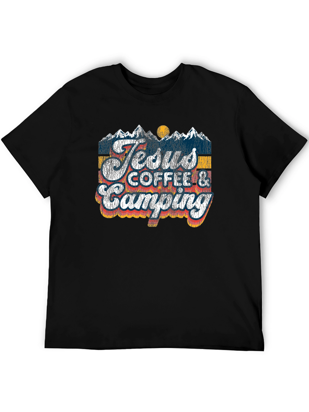 Jesus Coffee & Camping Graphic Tee