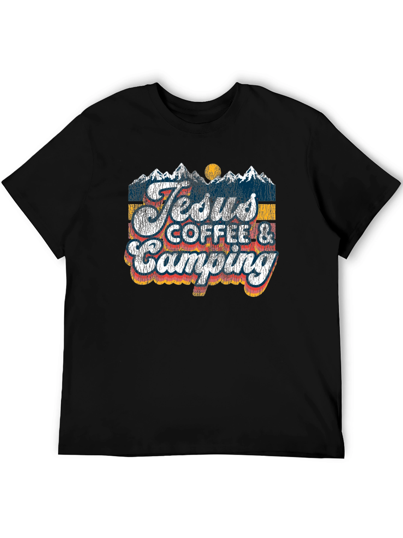 Jesus Coffee & Camping Graphic Tee