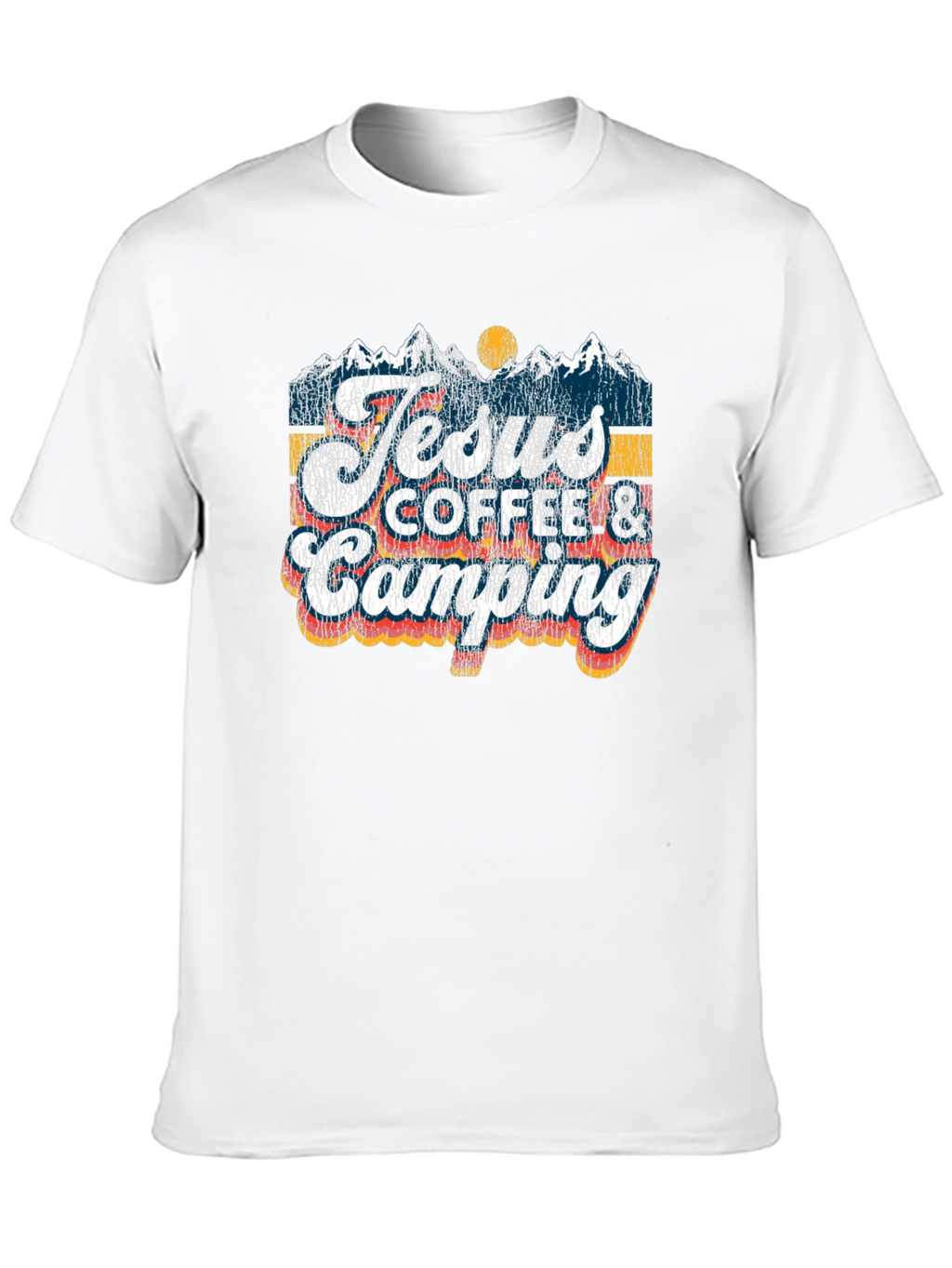Jesus Coffee & Camping Graphic Tee