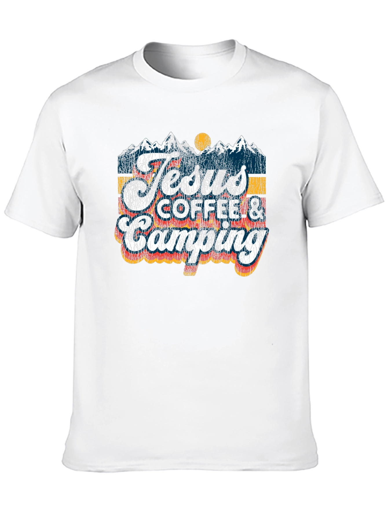 Jesus Coffee & Camping Graphic Tee