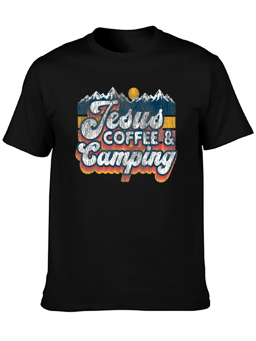 Jesus Coffee & Camping Graphic Tee