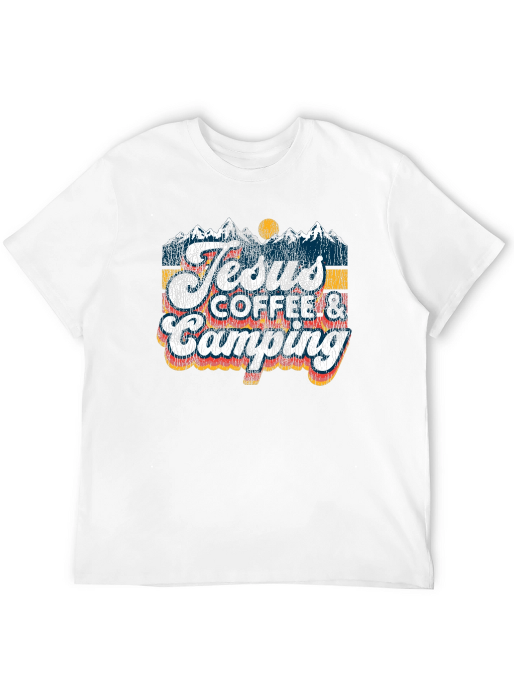 Jesus Coffee & Camping Graphic Tee