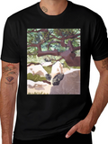 Nature Scene Graphic Print T-Shirt - Relaxed Fit