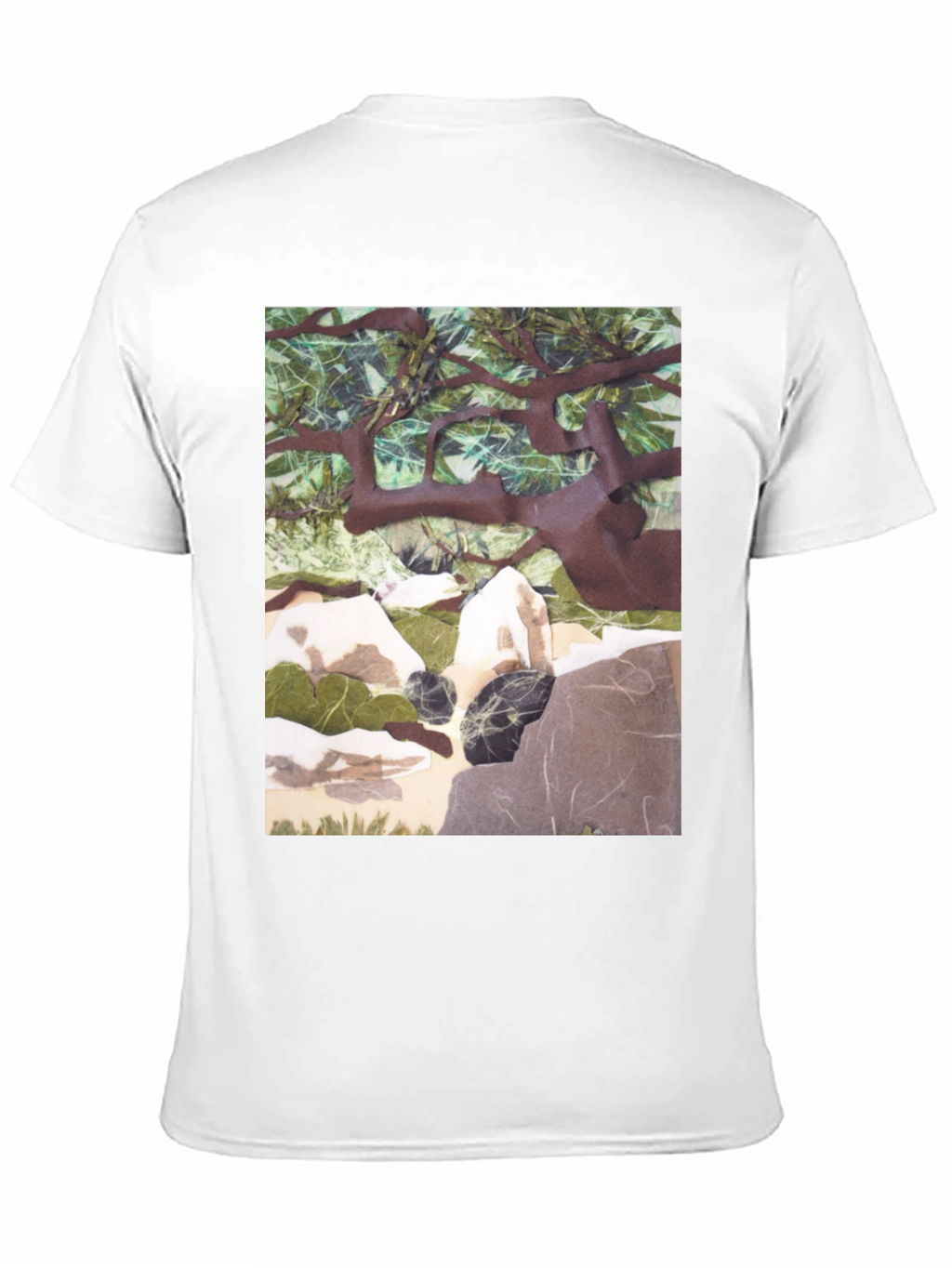 Nature Scene Graphic Print T-Shirt - Relaxed Fit