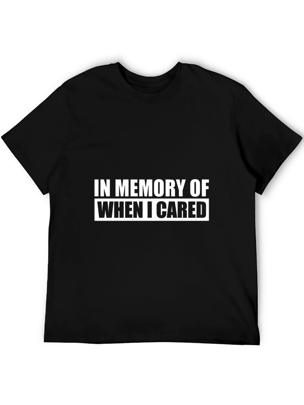 In Memory of When I Cared T-Shirt