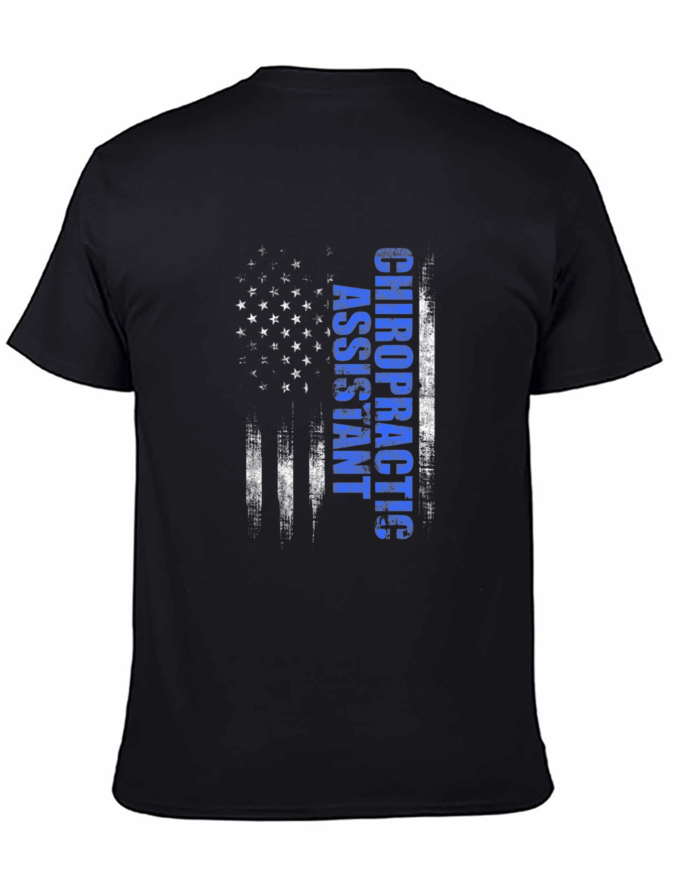 Chiropractic Assistant American Flag T-Shirt