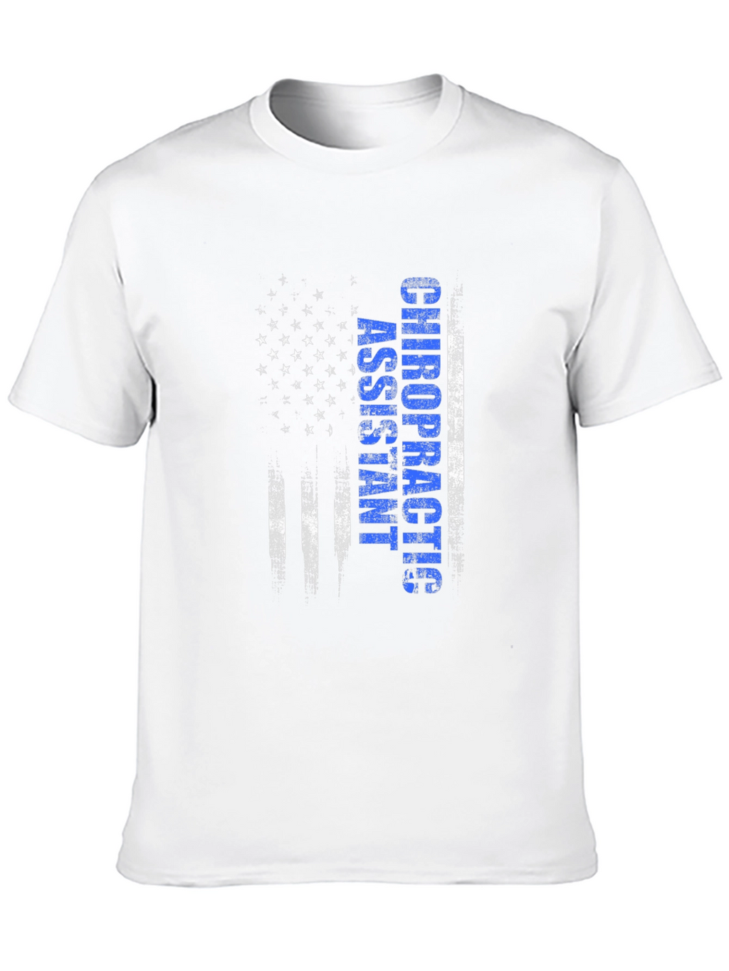 Chiropractic Assistant American Flag T-Shirt
