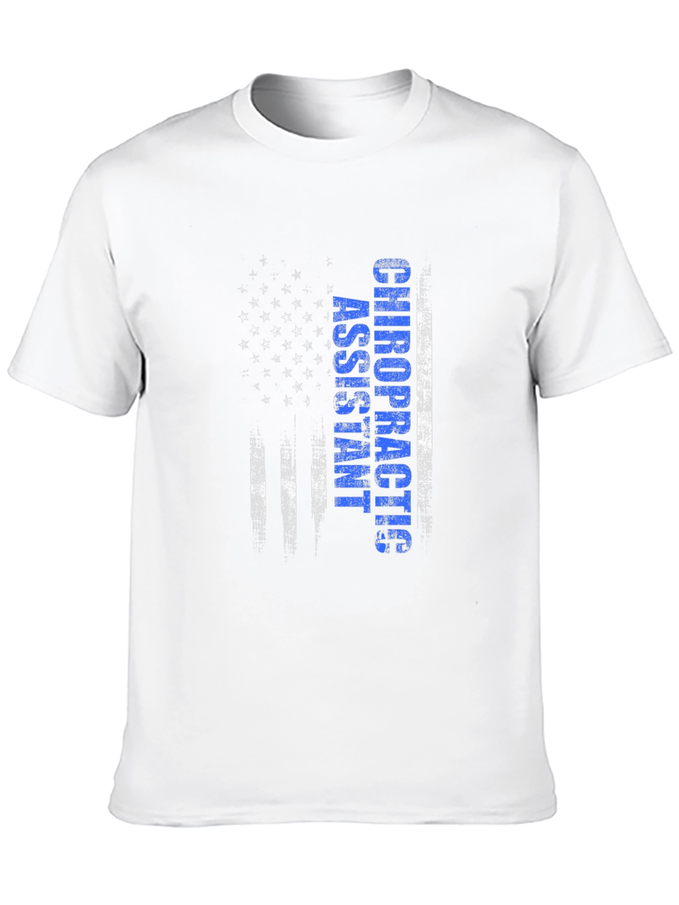 Chiropractic Assistant American Flag T-Shirt